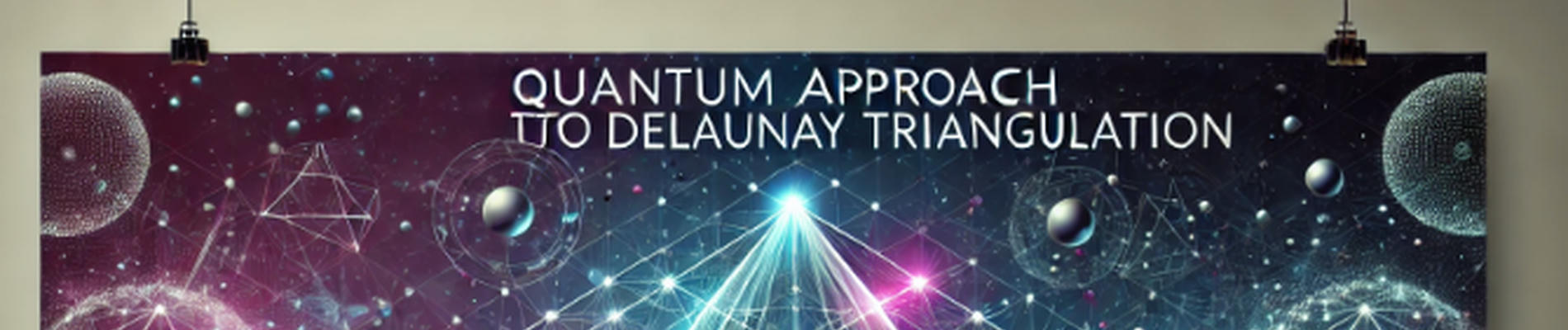 Quantum Approach to Delaunay Triangulation background cover